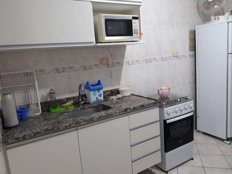 Apto Aconchegante A Uma Quadra Da Praia - Aviacao, Praia Grande - Sp Прая-Гранди Экстерьер фото